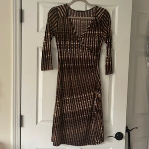 Wrap style, flattering dress